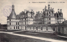 CPA - 41 - CHAMBORD - Château De CHAMBORD - Aile De Henri II - Allée - - Chambord