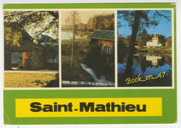 {86198} 87 Haute Vienne Saint Mathieu , Multivues ; Château De Fonsoumagne , La Couade , Château De Séchère - Saint Mathieu