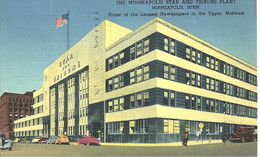 THE MINNEAPOLIS STAR AND TRIBUNE PLANT - MINNESOTA - USA - WITH FIELD POST OFFICE MARK 701 - Minneapolis