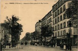 CPA PARIS 17e Avenue Clichy. Rue Cardinet. (500125) - Arrondissement: 17