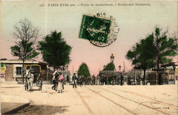 CPA PARIS 17e Porte De Saint-Ouen. Bd Bessieres. (500145) - Arrondissement: 17
