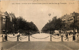 CPA PARIS 17e Avenue De La Grande-Armee. Du Pied De L'Arc De Triomphe (500170) - Arrondissement: 17