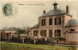 CPA ROISSY La Mairie. Sortie Des Ecoles (509333) - Roissy En Brie