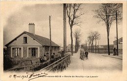 CPA ROSNY-sous-BOIS Route De Neuilly. Le Lavoir. (509651) - Rosny Sous Bois