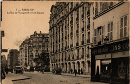 CPA PARIS (15e) La Rue De Vaugirard. Vers Le Square (536777) - Arrondissement: 15