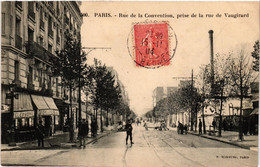 CPA PARIS (15e) Rue De La Convention. Prise De La Rue De Vaugirard (536882) - Arrondissement: 15