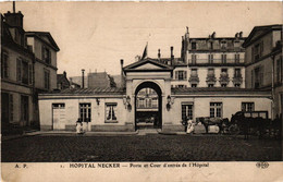 CPA PARIS (15e) Hopital Necker. Porte Et Cour D'Entrée De L'Hopital (536888) - Arrondissement: 15