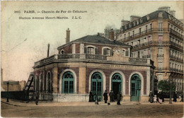 CPA PARIS (17e) Chemin De Fer De Ceinture Station Avenue Henri-Martin (538531) - Arrondissement: 17