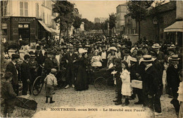 CPA MONTREUIL-sous-BOIS Le Marche Aux Puces. (574763) - Montreuil