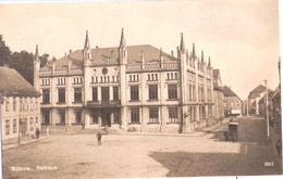 BÜTZOW Rathaus Platz Belebt 2 Spänniger Pferde Wagen Kutsche Original Fotokarte TOP-Erhaltung Ungelaufen - Bützow