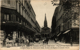 CPA PARIS 15e Place Du Commerce. Rue De L'Abbée Groult. F. Fleury (509176) - Arrondissement: 15