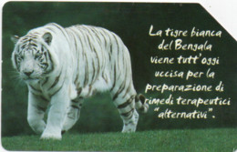 ITALIA - TELECOM - LA TIGRE BIANCA DEL BENGALA - Selva