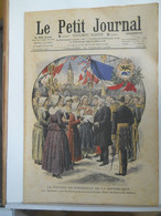 LE PETIT JOURNAL N°923 - 26 JUILLET 1908 - PRESIDENT FALLIERES A DUNKERQUE- POLICE CONTRE BANDIT APACHE - Le Petit Journal