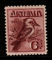 Australia SG  19  1913 Engraved Kookaburra 6d, Mint Never Hinged - Neufs