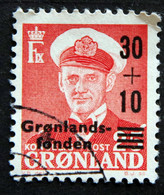 Greenland 1959 MiNr 43   Grønlandsfonden. 30+10/25 Øre  (O) ( Lot E 643 ) - Oblitérés