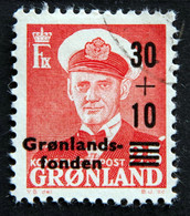 Greenland 1959 MiNr 43   Grønlandsfonden. 30+10/25 Øre  (O) ( Lot E 647 ) - Oblitérés