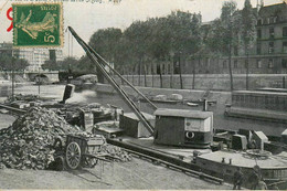 Paris * Série Les Berges De La Seine N°44 * Péniche Batellerie * Un Coin De L'ile St Louis * Déchargement Chaland Barge - Sonstige & Ohne Zuordnung