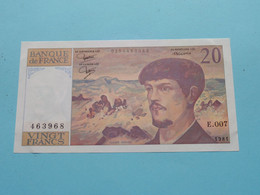 20 - Vingt Francs ( 0154463968 ) E.007 - 1981 - Banque De France ( For Grade, Please See Photo ) UNC ! - 20 F 1980-1997 ''Debussy''