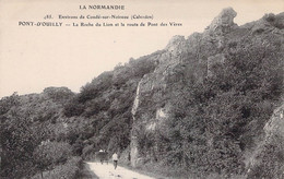 CPA - 14 - PONT D'OUILLY - Environs De Condé Sur Noireau - La Roche Du Lion Et La Route De Pont Des Vères - Charette - Pont D'Ouilly