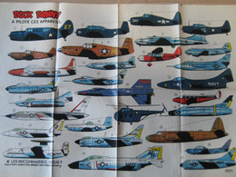 Spirou - Poster Buck Danny Avions Divers - 197x TB - Buck Danny