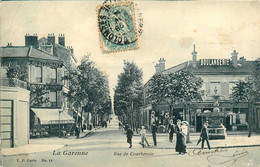 La Garenne * La Rue De Courbevoie * Boulangerie * Restaurant Hôtel De Paris - La Garenne Colombes