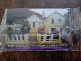 SABA  $10,- PREPAID ANTELECOM  LAMBEES PLACE  MINT IN WRAPPER  **10450 ** - Antillas (Nerlandesas)