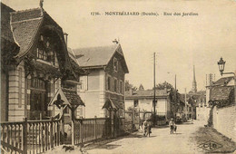 Montbeliard * La Rue Des Jardins * Villas * Imprimerie - Montbéliard