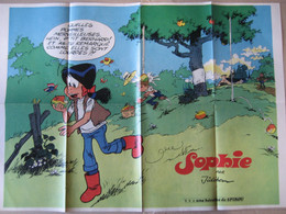 Spirou - Poster "Sophie" Par Jidéhem & Le Phantom FG MK1 - 1976 TB - Sophie