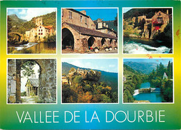 12 - Aveyron - Vallée De La Dourbie - Multivues - CPM - Flamme Postale De Castel Camping Nant - Voir Scans Recto-Verso - Other & Unclassified