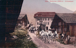 Guttannen BE, Grimselpost, Diligences, Attelage De 5 Chevaux (4661) - Guttannen