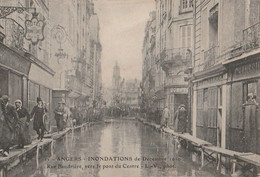 ANGERS. - INONDATIONS De Décembre 1910 - Rue Baudrière, Vers Le Pont Du Centre - Angers