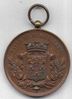 Médaille  Ville De VERSAILLES  - Société De Gymnastique Et D' Instruction Militaire - Professionnels / De Société