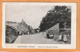 Winster Biirchover Street UK 1906 Postcard - Derbyshire