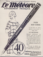 Plume Le Meteore. Advertising 1925 - Advertising