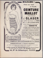 Ceinture Maillot De M. Glaser. Advertising 1925 - Advertising