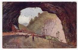 CASTLETON - Peak Cavern, The Rope Walk - Jotter - Tuck Oilette 1356 - Derbyshire