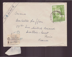 Argentine, Enveloppe Du 21 Janvier 1975 De Mar Del Plata Pour Levallois-Perret - Briefe U. Dokumente