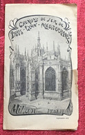 Rare-PLM 1903 Chemin De Fer De Paris-Lyon-Méditerranée Milano Italie-☛Plans De Réseaux-Schémas De Lignes:Voyages-Billets - Europa