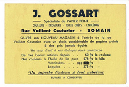 Buvard J. GOSSART Spécialiste Du Papier Peint Droguerie Couleurs Linoléums Peinture - Vernici