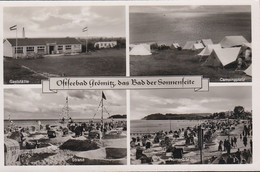 D-23743 Grömitz - Alte Ansichten - Gaststätte - Campingplatz - Strand - 2x Stamps - Groemitz