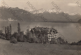 CARTOLINA  CHEXBRES,VAUD,SVIZZERA,"PREALPINA"-INSTITUT DE JEUNES FILLES,VIAGGIATA 1956 - Chexbres