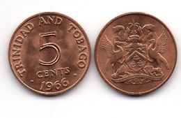 Trinidad - 5 Cents 1966 XF Lemberg-Zp - Trinidad & Tobago