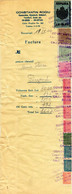 Romania, 1944, Vintage Invoice Stub / Receipt - Revenues / Fiscal Stamps / Cinderellas - Revenue Stamps