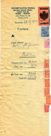 Romania, 1944, Vintage Invoice Stub / Receipt - Revenues / Fiscal Stamps / Cinderellas - Fiscali