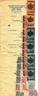 Romania, 1944, Vintage Invoice Stub / Receipt - Revenues / Fiscal Stamps / Cinderellas - Revenue Stamps