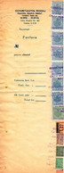 Romania, 1944, Vintage Invoice Stub / Receipt - Revenues / Fiscal Stamps / Cinderellas - Revenue Stamps