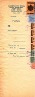 Romania, 1944, Vintage Invoice Stub / Receipt - Revenues / Fiscal Stamps / Cinderellas - Revenue Stamps