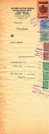 Romania, 1944, Vintage Invoice Stub / Receipt - Revenues / Fiscal Stamps / Cinderellas - Revenue Stamps