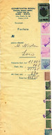 Romania, 1944, Vintage Invoice Stub / Receipt - Revenues / Fiscal Stamps / Cinderellas - Revenue Stamps