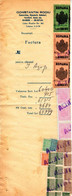 Romania, 1944, Vintage Invoice Stub / Receipt - Revenues / Fiscal Stamps / Cinderellas - Fiscali